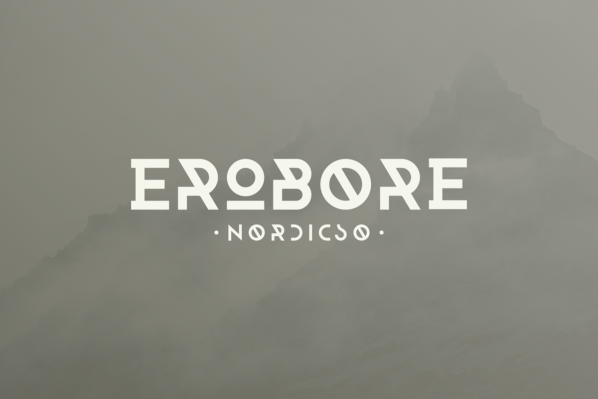 Rosorup - Nordic Typeface, a Slab Serif Font by garismantra (Photo 2 of 4)