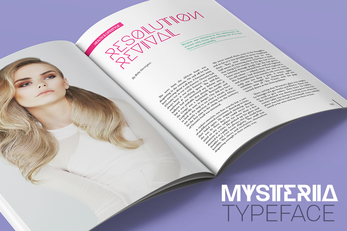 Mysteria Font Family preview 5