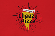 Hand Draw Pizza Logo Badges, a Branding & Logo Template by Design Crafts (Thumbnail 1 of 2)