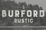 Burford Rustic Pro, a Font by Kimmy Design (Thumbnail 1 of 5)