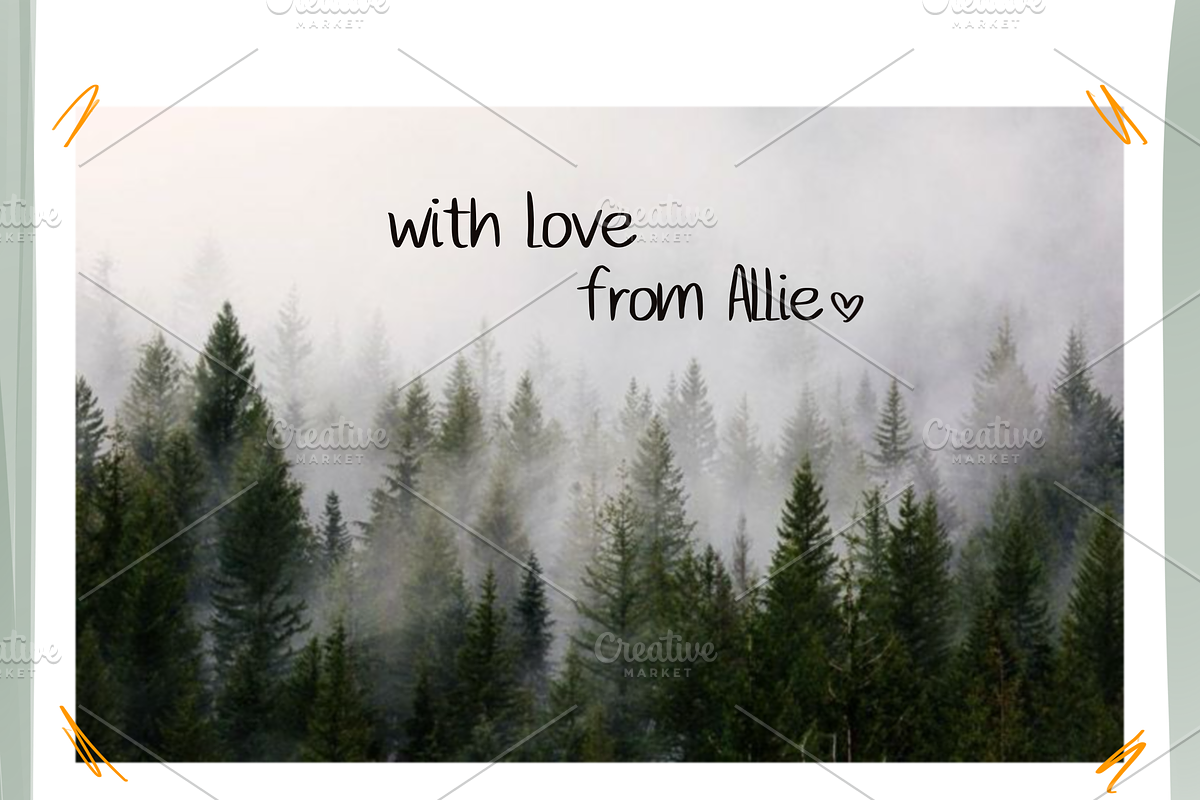 Travel Around_font, a Sans Serif Font by Allie_art (Photo 5 of 5)