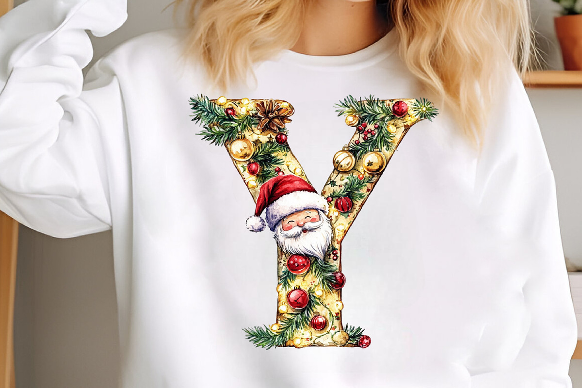 Christmas Alphabet Png Bundle_02, an Illustration by SinaCreation (Photo 5 of 7)