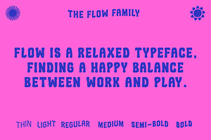 Flow Font Family