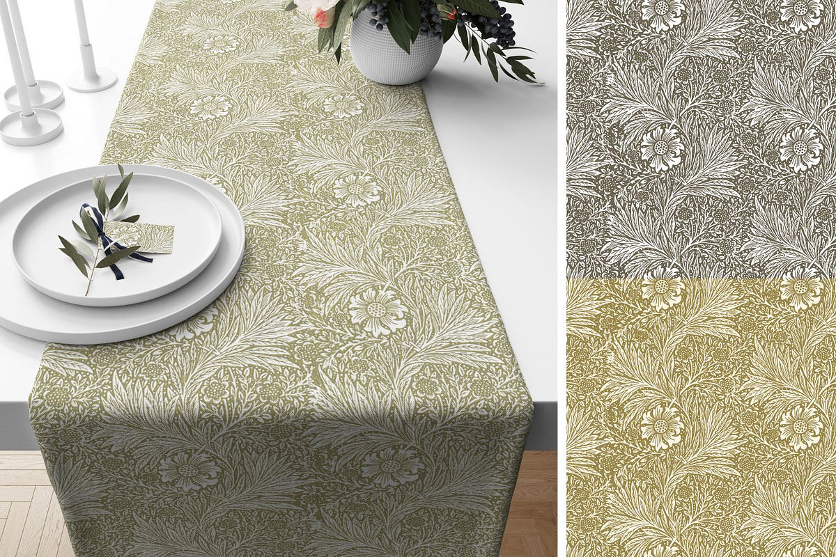William Morris Ornament Pack 1, a Pattern Graphic by ARTOZEN DIGITAL (Photo 7 of 16)