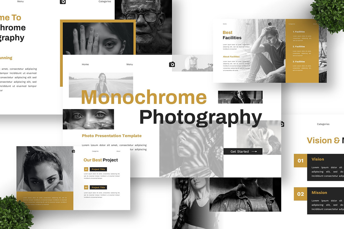 Monochrome Photography - Photo PPT, a Presentation Template by Deepslide Studio (Photo 6 of 6)