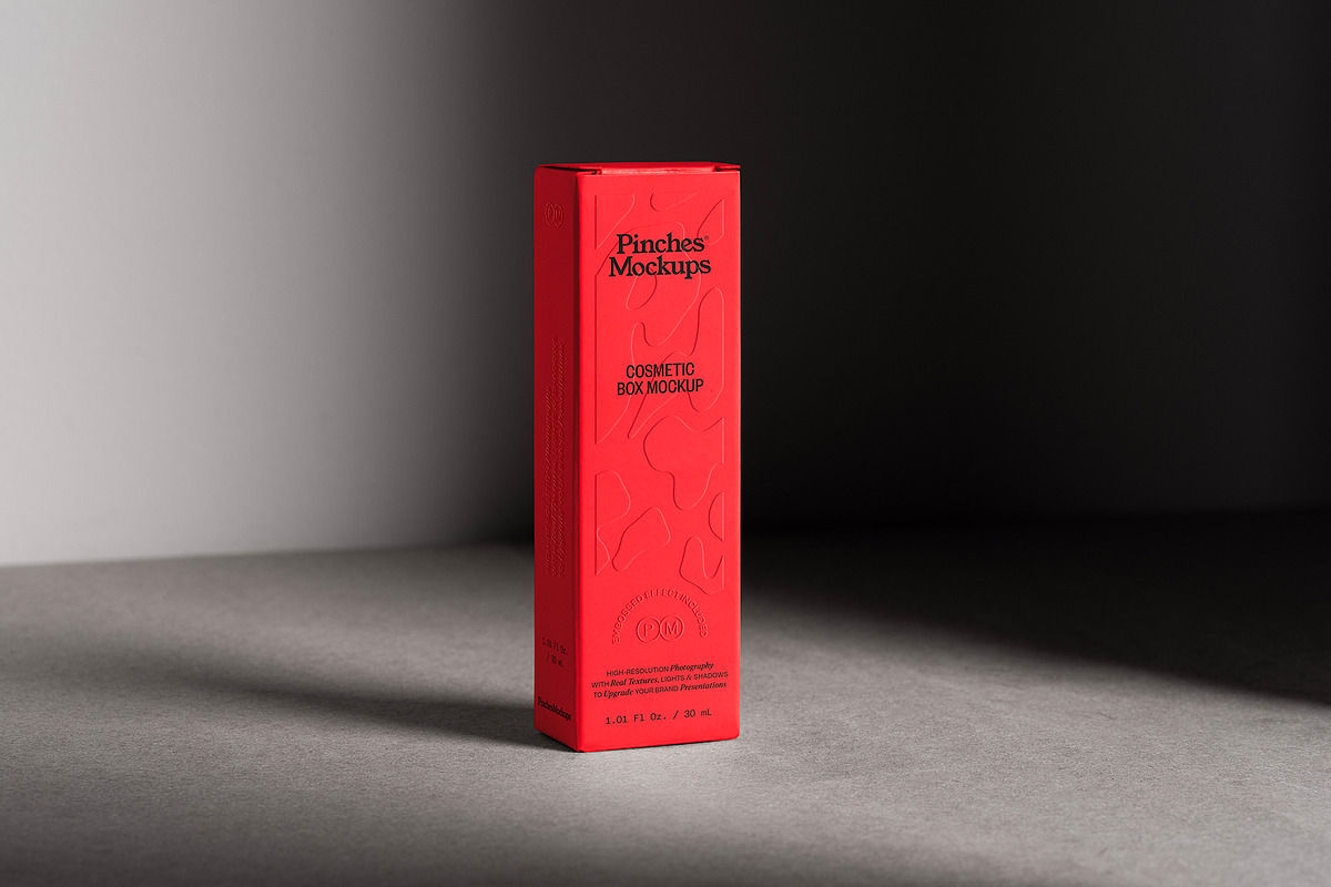 Embossed Box Mockup PMBM23, a Packaging Mockup by PinchesMockups© (Photo 8 of 9)
