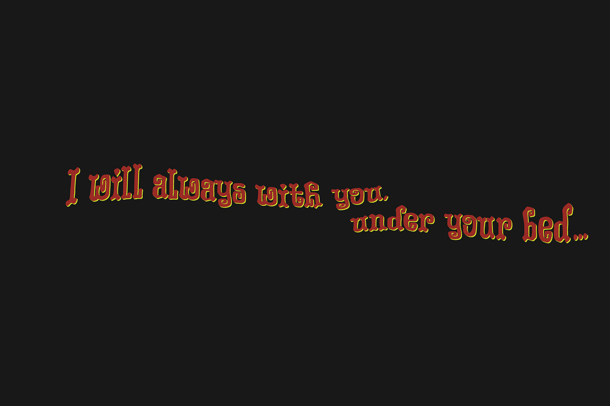 Midnight Story, a Blackletter Font by Orenari (Photo 3 of 5)