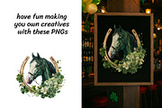Watercolor St Patrick’s Day Clipart, a Seasonal Illustration by InkyQueenArt (Thumbnail 3 of 5)