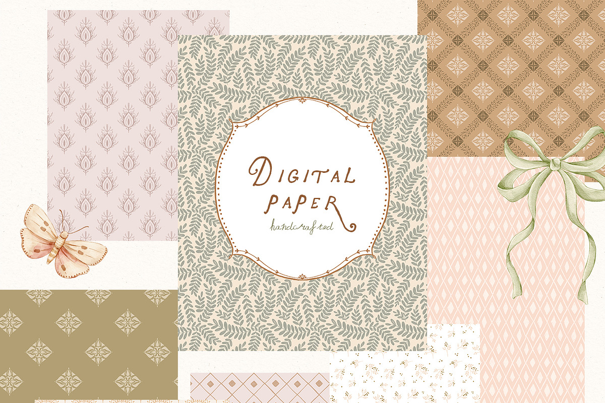 Charming meadow - woodland clipart, a Decorative Illustration by polikarpovaart (Photo 16 of 30)