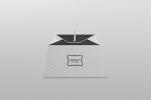 Bakery Cake Box Mockup