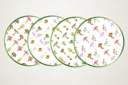 Watercolor mushrooms - Spore Den, a Food Illustration by Bunichi (Thumbnail 4 of 9)