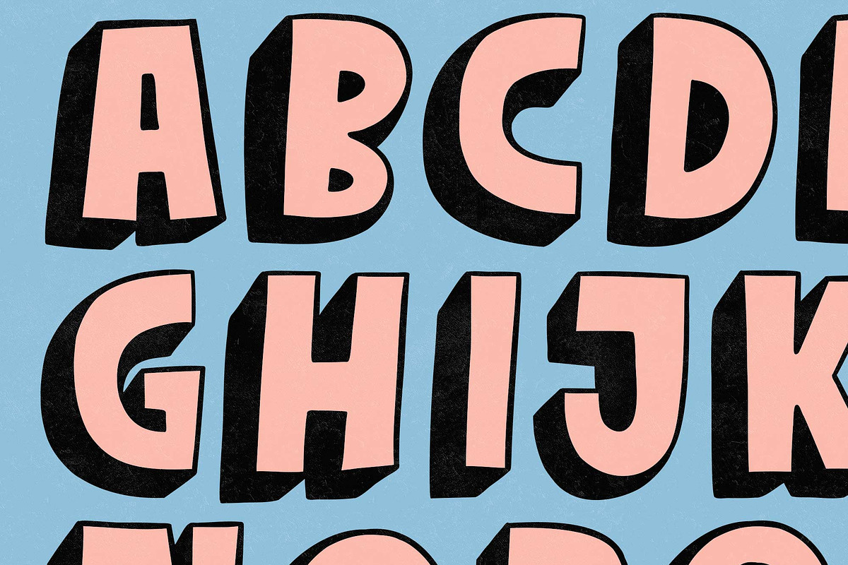 Blockasscik, a Handwritten Font by Chris Piascik (Photo 3 of 3)