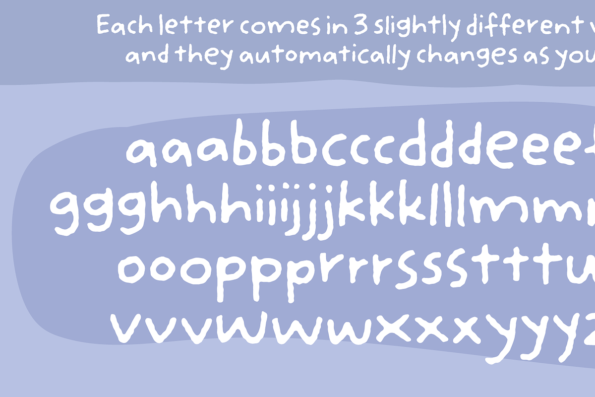We Need A Holiday! ASAP! :), a Handwritten Font by pizzadudedotdk (Photo 5 of 8)