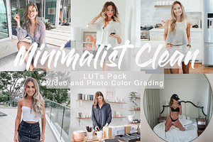 Minimalist Clean - LUTs Pack, a Preset Add-On by CineMart