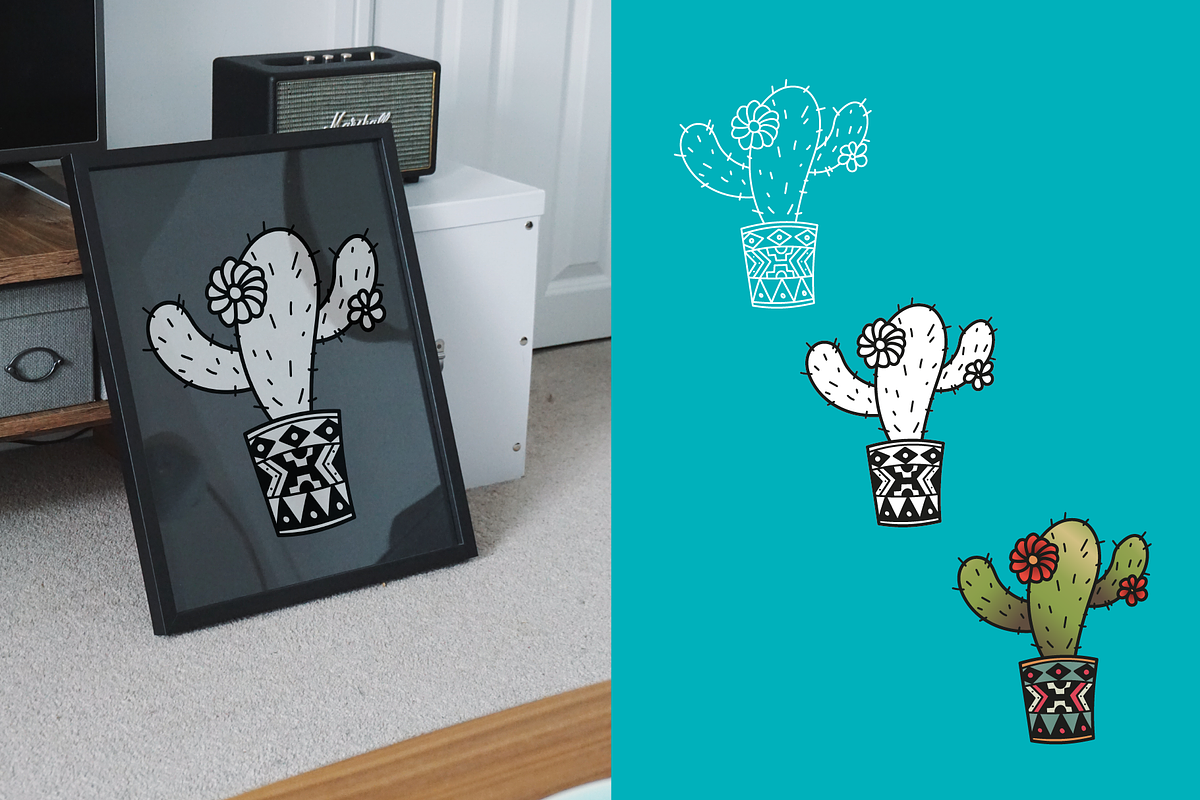 Vector Cactus Set, an Illustration by Inkwell Supply Co (Photo 7 of 11)