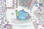 Teapots & Teacups Design Set, an Illustration by Sketchbook Designs (Thumbnail 5 of 13)