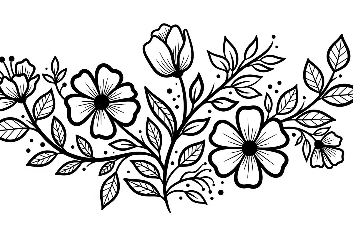 50 Floral Nature Vector Illustration, an Illustration by Gaye Art (Photo 23 of 51)