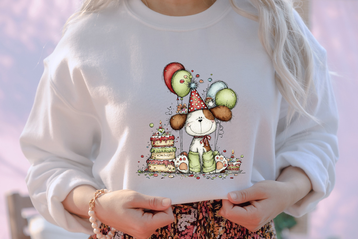 Whimsical Birthday Party Animals Cli, an Illustration by designcity5 (Photo 5 of 5)