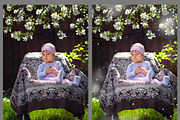 White and Pink Petals Overlays, an Action Add-On by MixPixBox (Thumbnail 3 of 6)