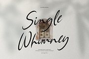 Single Whimney | Handwritten Script, a Script Font by gracetype_studio (Thumbnail 1 of 12)