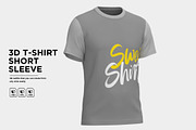 3D Model Men's T-Shirt Short, a Characters & Person 3D Model by 3D Resource (Thumbnail 7 of 7)