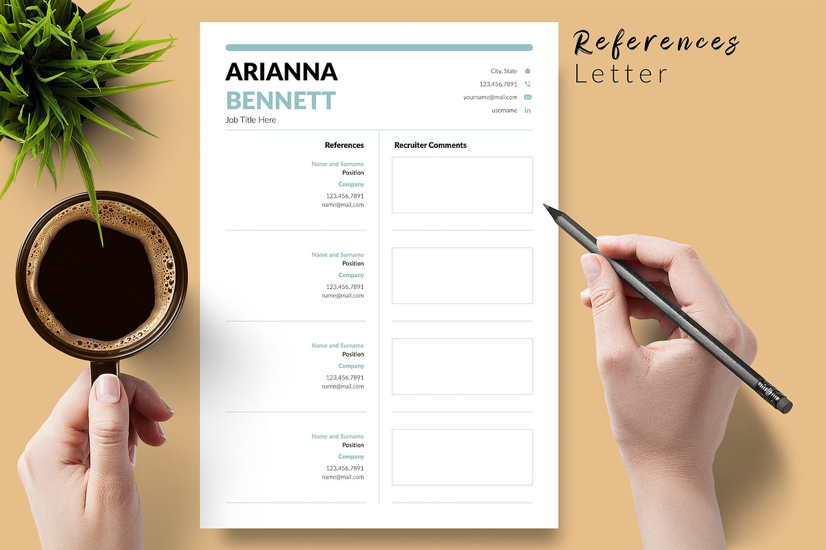 Simple Resume Bundle - Arianna, a Resume Template by Templates Design Co. (Photo 6 of 17)