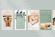 Spa-Wellness Canva IG posts &stories, a Social Media Template by Ana Life Design (Thumbnail 6 of 7)