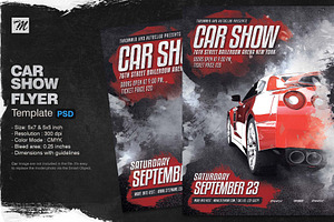 Car Show Flyer, a Flyer Template by Tarommir