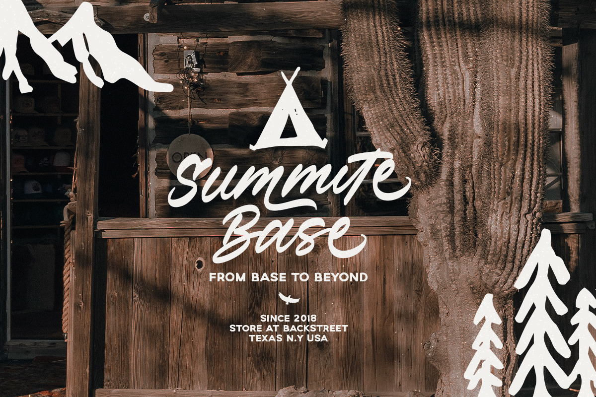 Verdons Wild - Vintage Brush Script, a Script Font by Bale Type (Photo 7 of 10)
