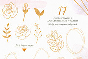 Gold & watercolor collection, a Texture Illustration by Elegantia (Thumbnail 5 of 13)