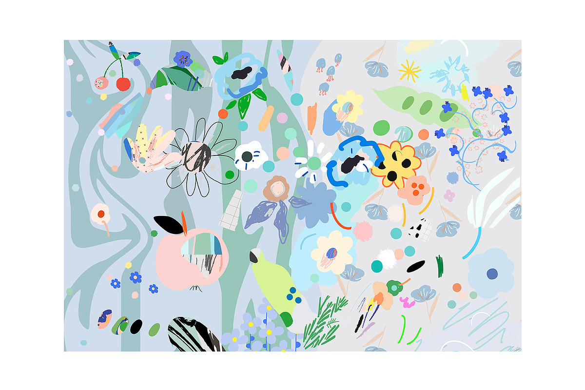 Floral euphoria graphic set, a Decorative Illustration by Lera Efremova (Photo 3 of 12)