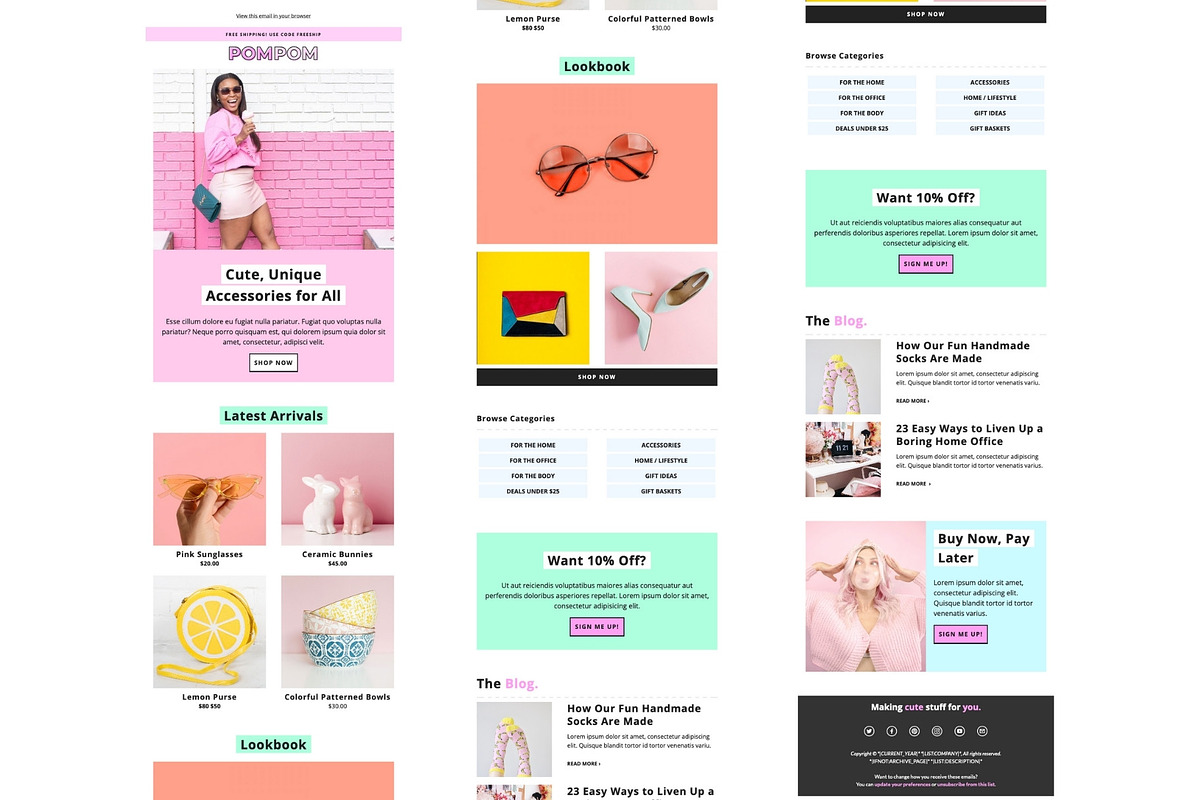 Email Newsletter Template Mailchimp, an Email Template by ltsdesigns (Photo 2 of 3)