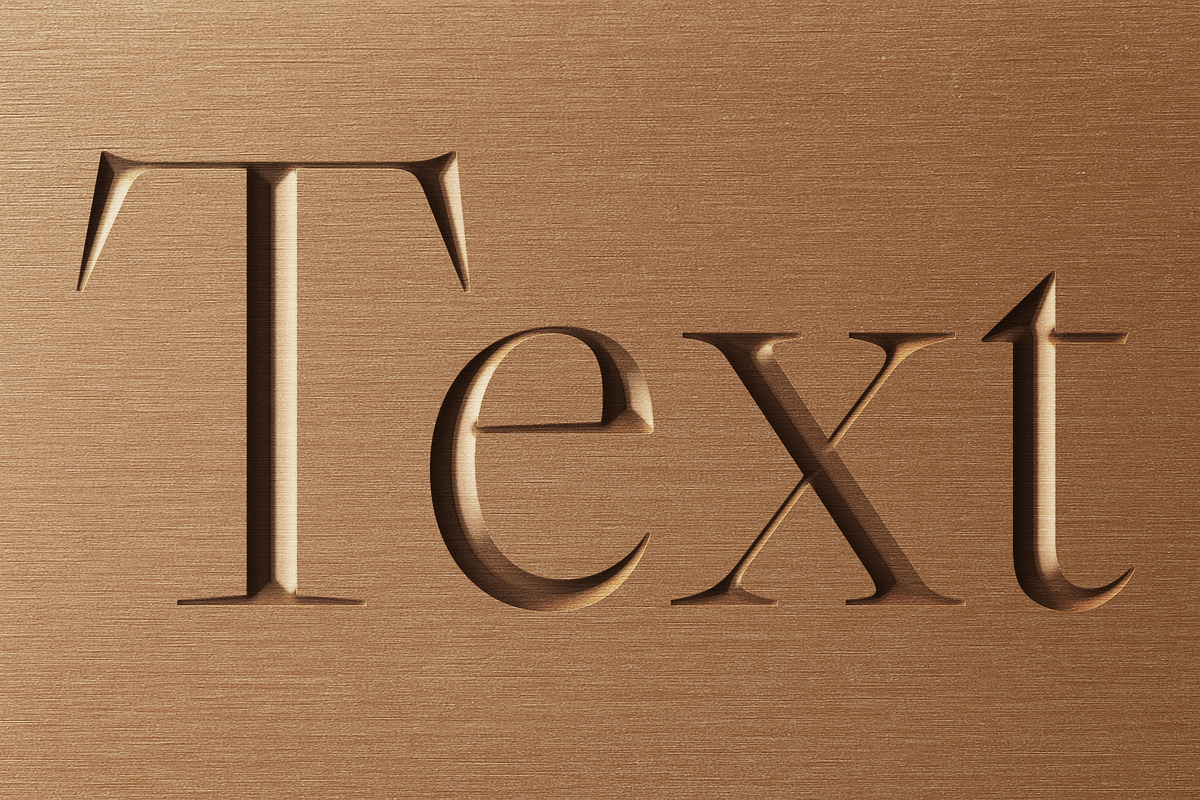 Carved Wood Text Mockup Template, a Mockup by Trot (Photo 3 of 5)
