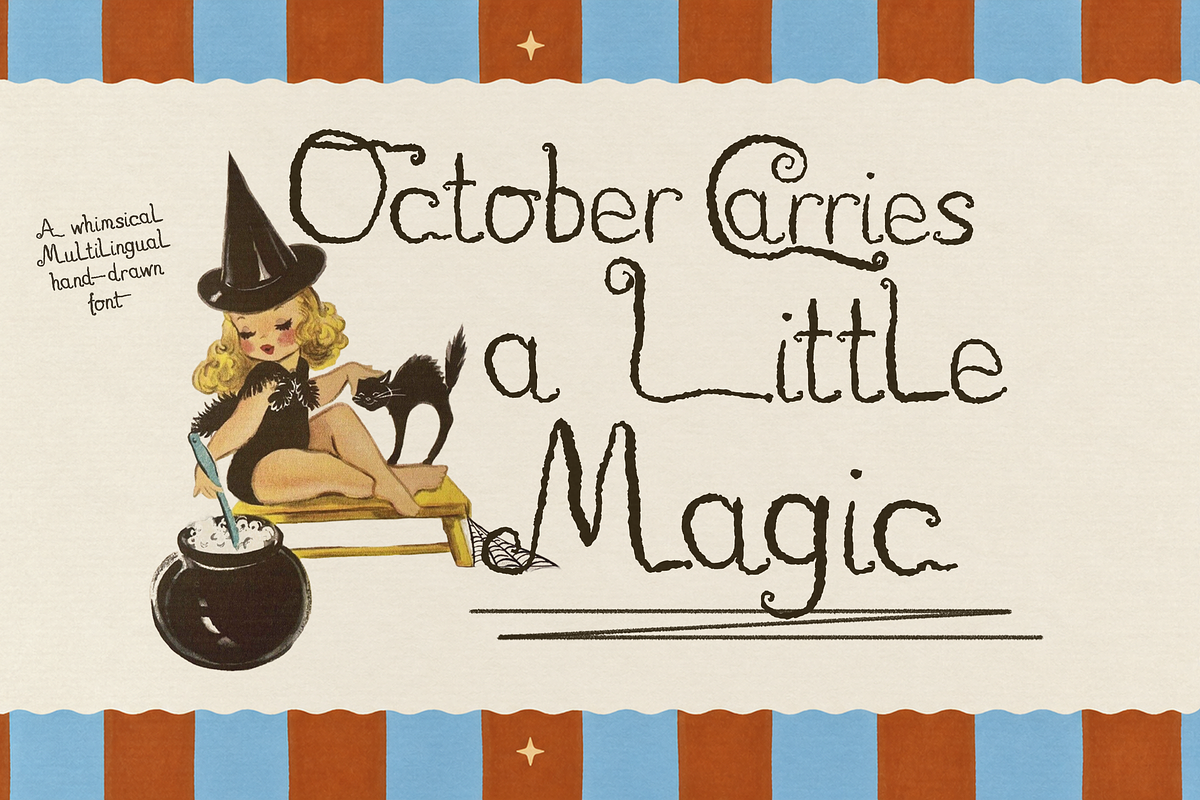 Geranium - Whimsical Hand‑Drawn Font, a Handwritten Font by Lilithcollageart (Photo 1 of 9)