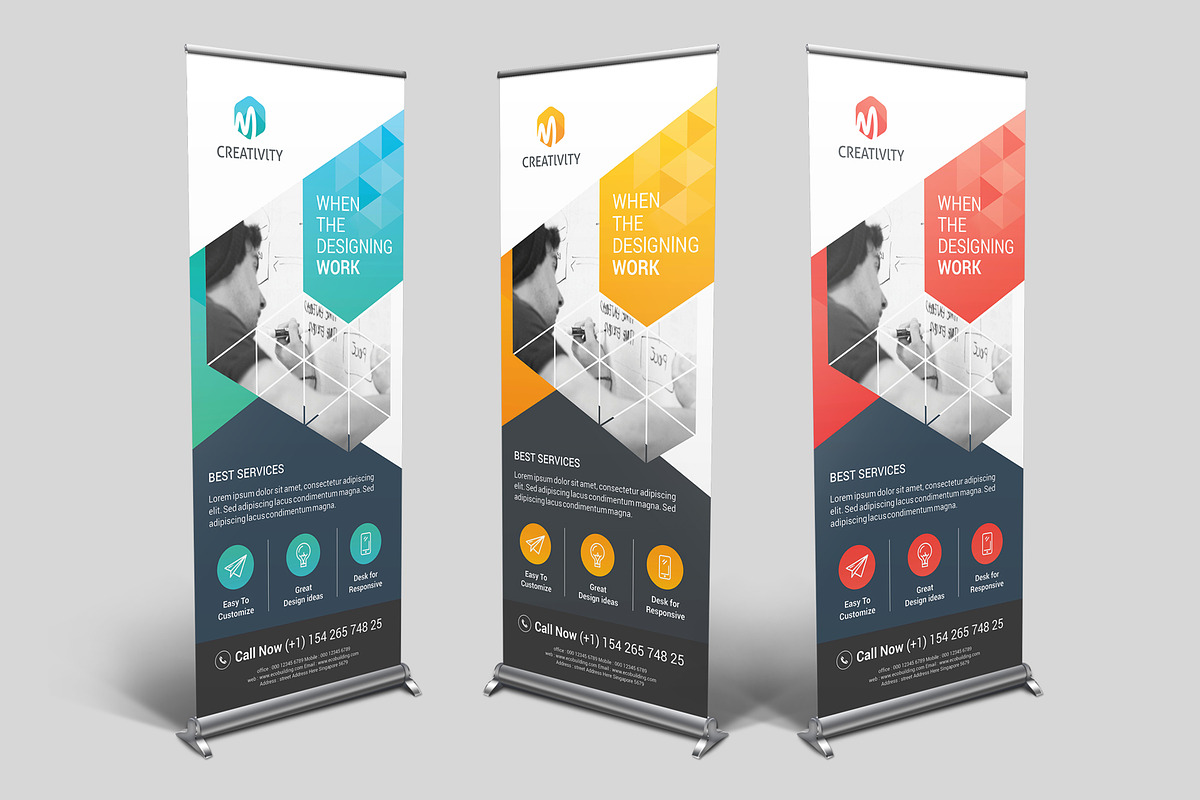 Roll-Up Banner, a Marketing Template by Brochure-Market (Photo 4 of 4)