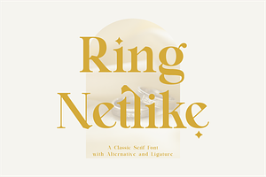 Ring Netlike - Classic Serif Font