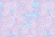 6 Fabric paisley patterns, a Pattern Graphic by antalogiya (Thumbnail 4 of 7)