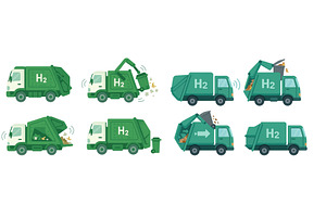 Illustration of green waste, a Transportation Illustration by ZinetroN