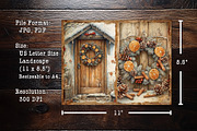 Cozy Christmas Mice Junk Journal, a Stationery Template by V Design Creator (Thumbnail 7 of 8)