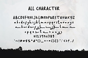 Random Handwritten, a Sans Serif Font by Atj.std (Thumbnail 5 of 6)