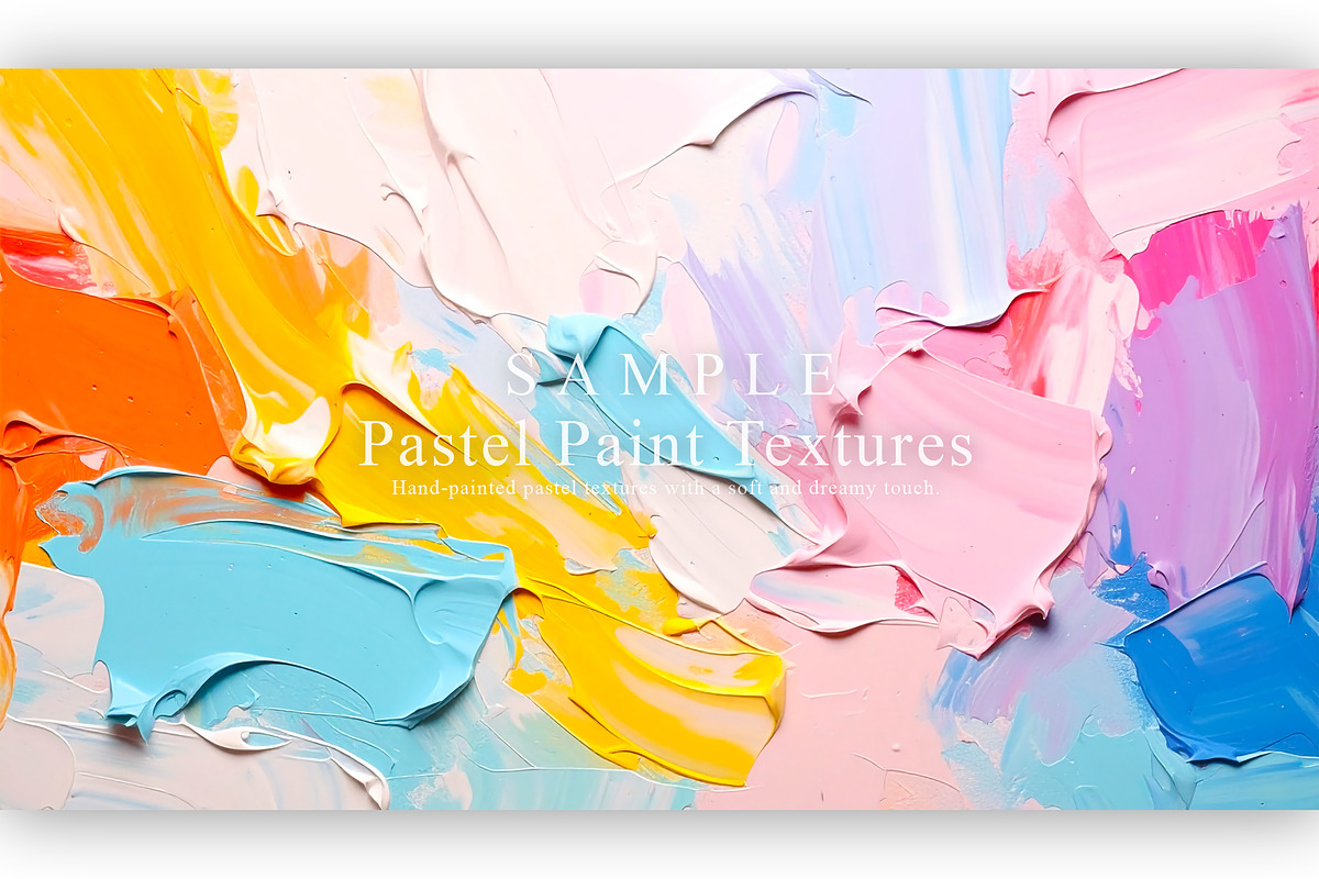 16 Pastel Paint Textures, a Texture Graphic by NOMO DESIGN (Photo 13 of 17)