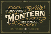 Montern - Victorian Font, a Serif Font by HansCo Studio (Thumbnail 1 of 11)