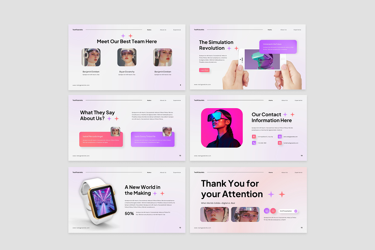 Technology Futuristic Presentation, a Presentation Template by Annora Studio (Photo 3 of 7)