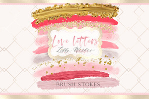 Brush strokes- Love letter