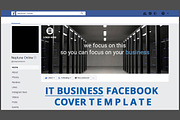 TECH COMPANY FACEBOOK PAGE TEMPLATE, a Social Media Template by NeptuneDesign (Thumbnail 2 of 2)