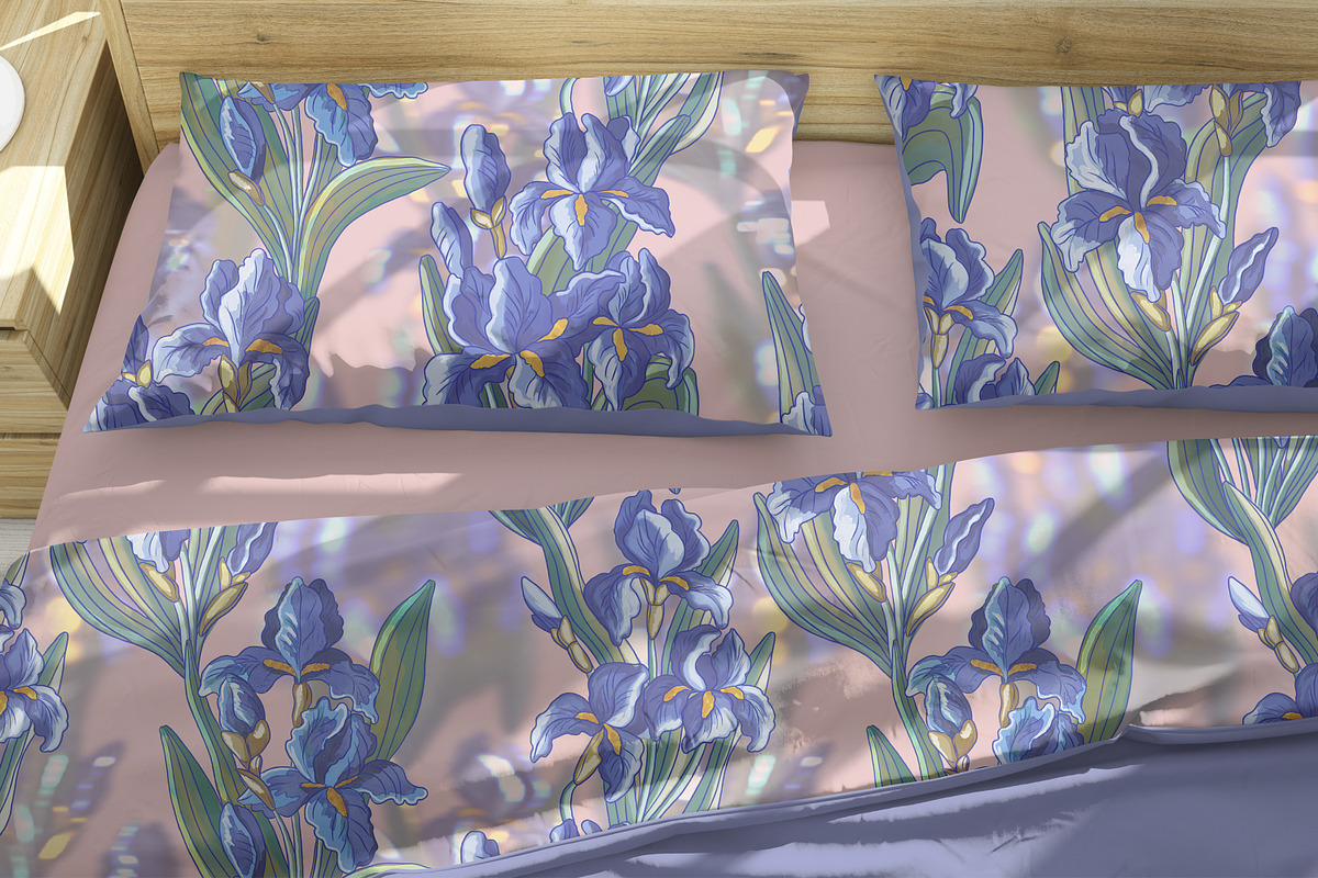 Irises, a Graphic by TextilePattern (Photo 2 of 7)
