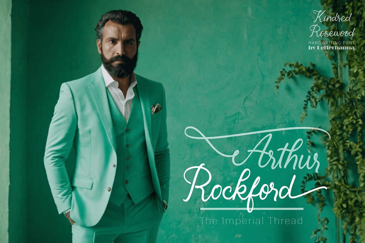 Kindred Rosewood Font, a Handwritten Font by Letterhanna Studio (Photo 4 of 13)
