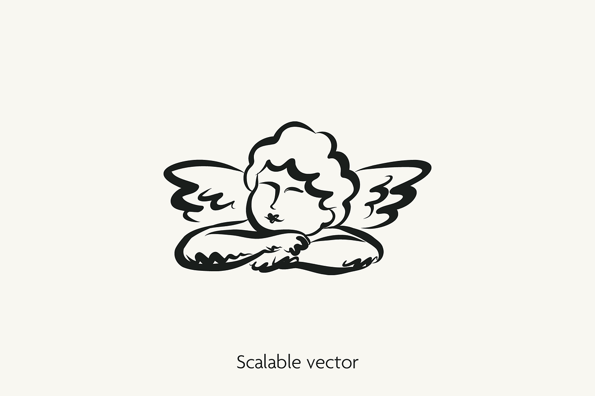 Chubby Cupid Vector Bundle, a Decorative Illustration by Little Gremlin (Photo 7 of 8)