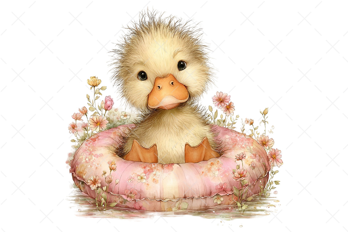 Summer Funny Ducklings Clipart, an Illustration by Craft Nest (Photo 9 of 12)