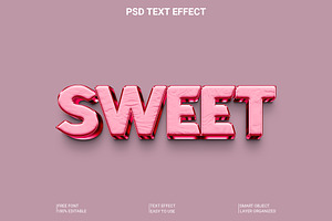 Pink Sweet Photoshop Text Effect, a Layer Style Add-On by Imamul001